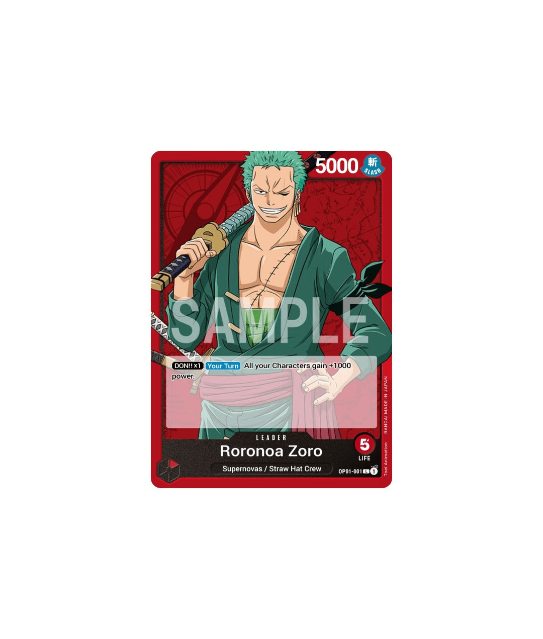 Roronoa Zoro - OP01-001